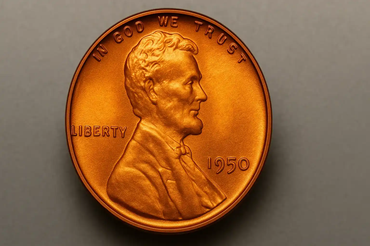 1950 Red cent obverse (RD)
